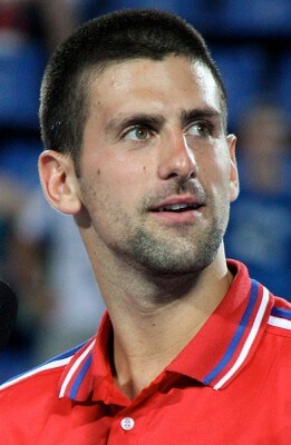 Novak Djokovic © by Spekoek (on Wikipedia), licensed under the Creative Commons Attribution-Share Alike 3.0 Unported license