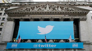 Beursgang aandelen Twitter geslaagd